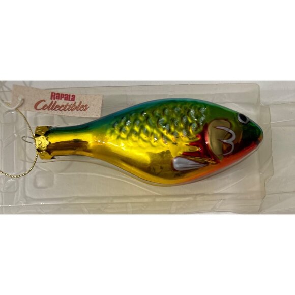 Rapala Collectibles Glass Christmas Tree Ornament Ltd Ed Fishing Lure Fish 4.75” - Picture 5 of 7